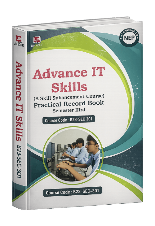 Advance IT Skills Practical Record Book