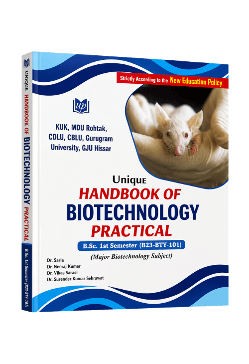 Unique Handbook of Biotechnology Practical B.Sc. 1st Semester (B23-BTY-101) | NEP